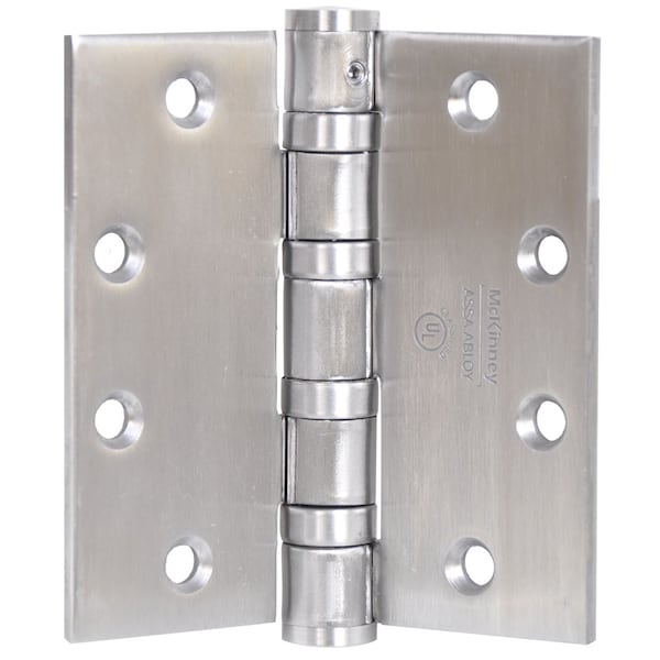 Oil Bearing Butt Hinge, 4-1/2" x 4-1/2", US26D, QC8, Heavy
